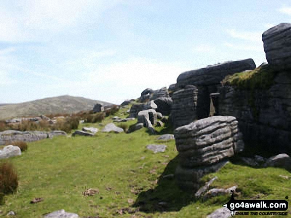 Walk de152 Belstone Tor from Belstone - Oke Tor