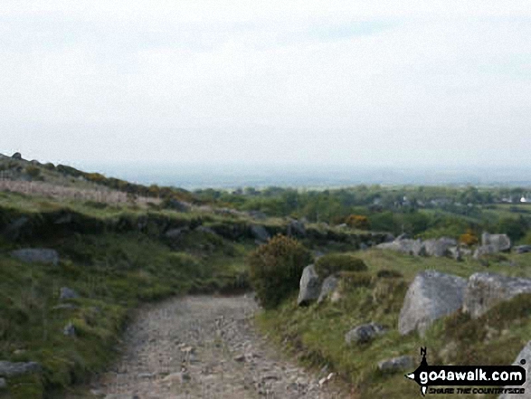 Walk de152 Belstone Tor from Belstone - Walking back to Belstone