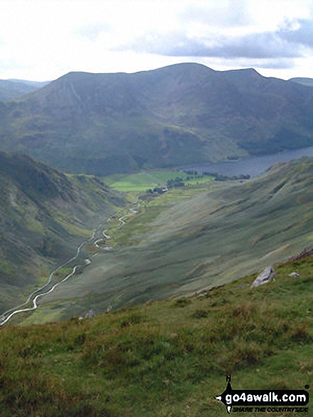 Walk c142 Robinson and Dale Head from Little Town - Honister Pass from Dale Head (Newlands)