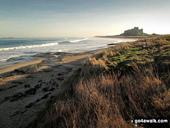 Bamburgh Castle from The Wynding