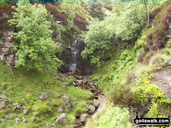 Walk d201 Seal Stones (Kinder Scout) and Seal Edge from Birchin Clough - The River Ashop