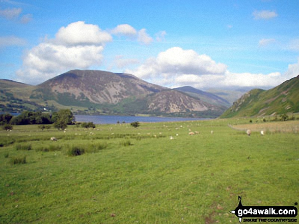 Walk c199 Iron Crag and Grike from Ennerdale Water - Great Bourne and Bowness Knott from near Ennerdale Weir