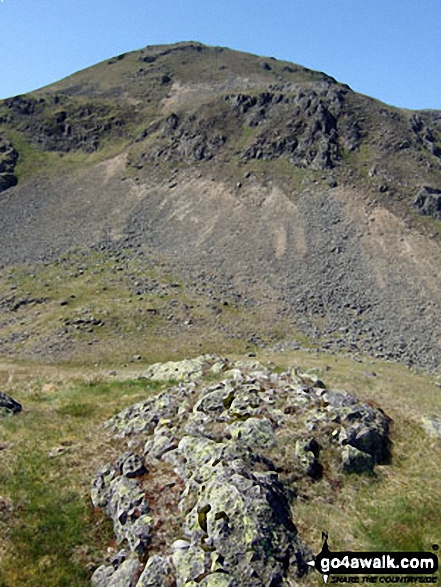 Carreg y Diocyn summit with Arenig Fawr beyond