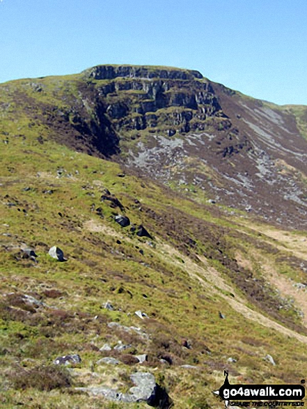 Bwlch Blaen-y-nant above Llyn Arenig Fawr