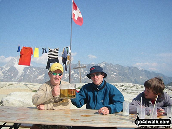 Me and my Mate on Lotschenpass in Kandersteg, Switzerland Kandersteg Switzerland