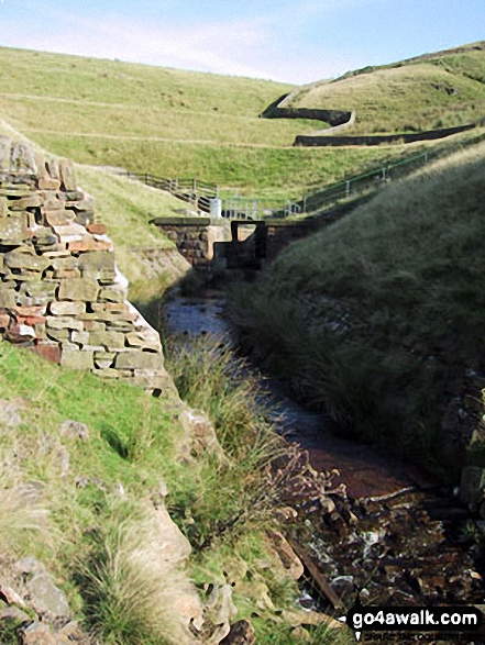 Waugh Well Reservoir Dam and Outflow