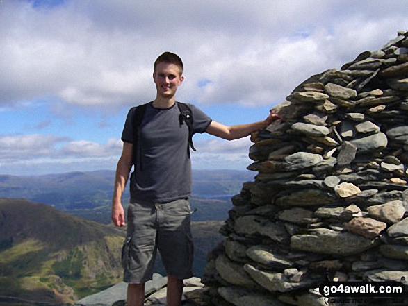 me on The Old Man Of Coniston in The Lake District Cumbria England