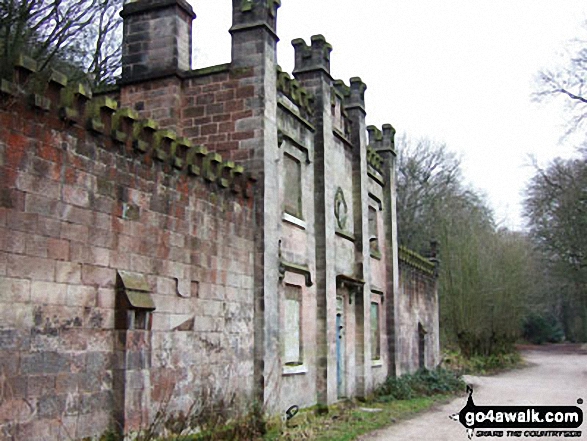 Unusual building on the shores of Rudyard Reservoir