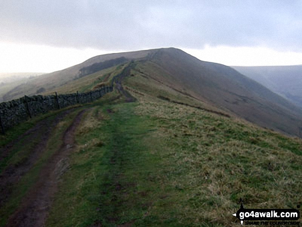 Lord's Seat (Rushup Edge) from Rushup Edge