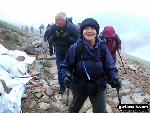 Walk h100 Ben Nevis via The Tourist Path from Achintee, Fort William - Climbing Ben Nevis