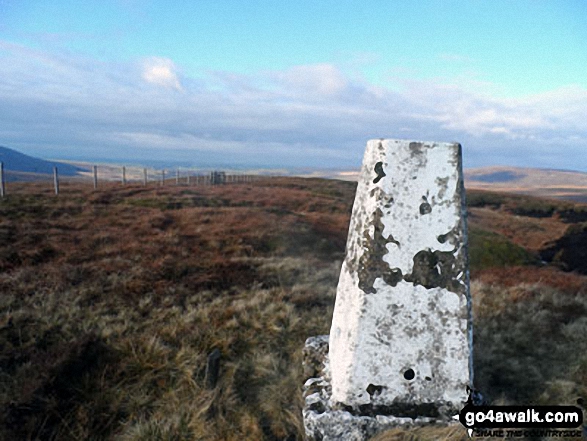 Whins Brow summit trig point