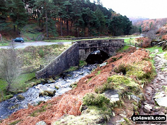 Cutthroat Bridge at the confluence of Highshaw Clough and Ladybower Brook