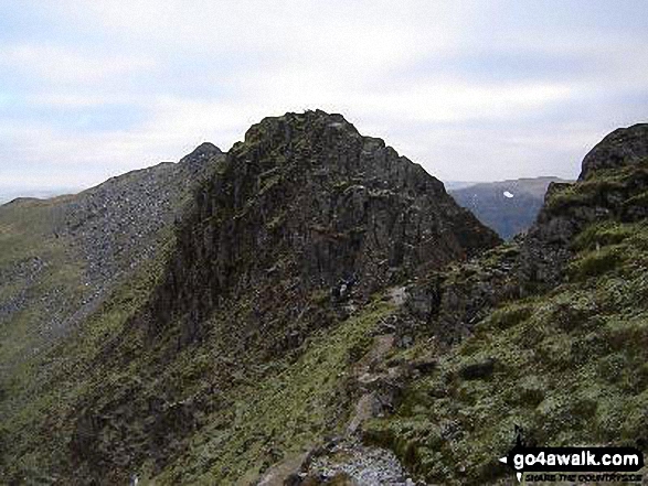 The Bad Step on Striding Edge