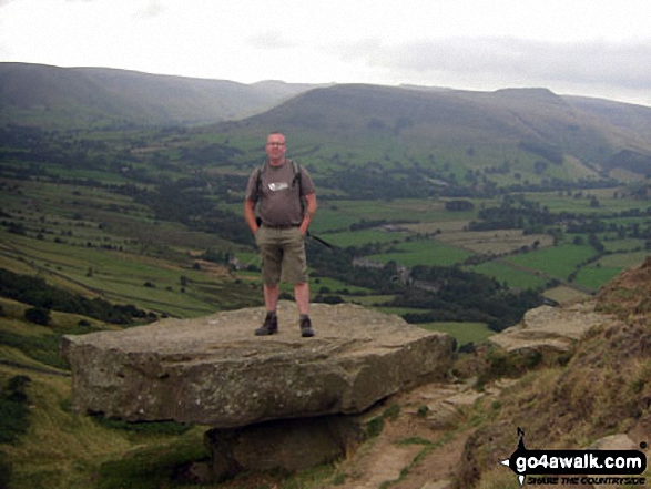 Me on Win Hill in The Peak District Derbyshire England