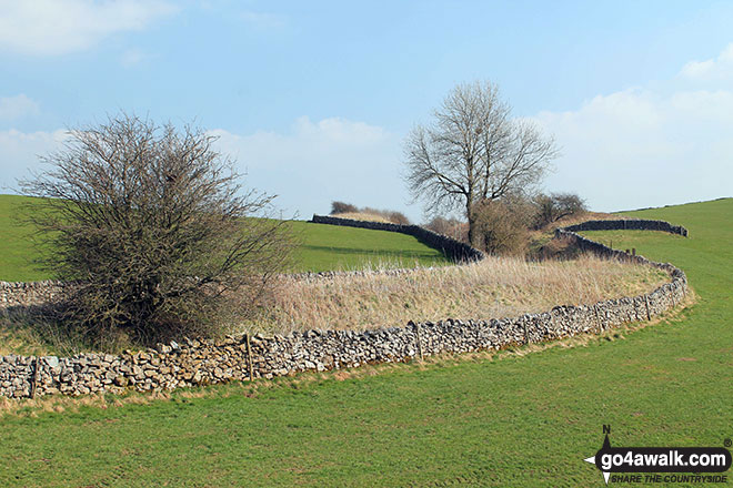 Walk d312 Carder Low, The High Peak Trail and The Tissington Trail from Hartington - High Peak Trail near Parsley Hay