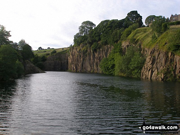 Disused Quarry on the Weardale Way near Cowshill