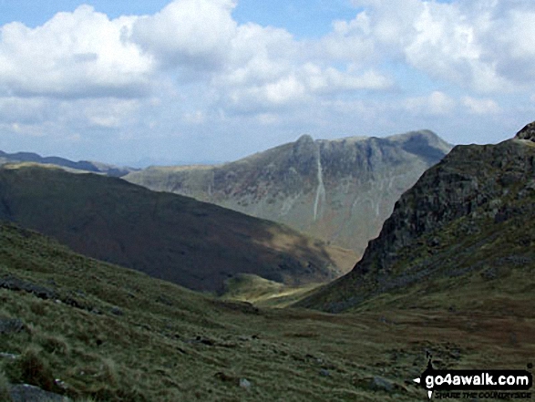 The Langdale Pikes from near Red Tarn (Langdale)