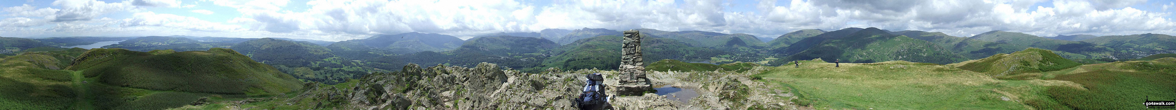 *360° Panoroma from the summit of Loughrigg Fell