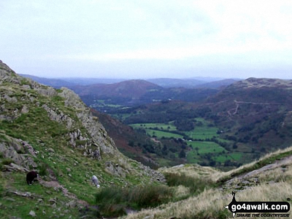 Grasmere and Easedale from Helm Crag