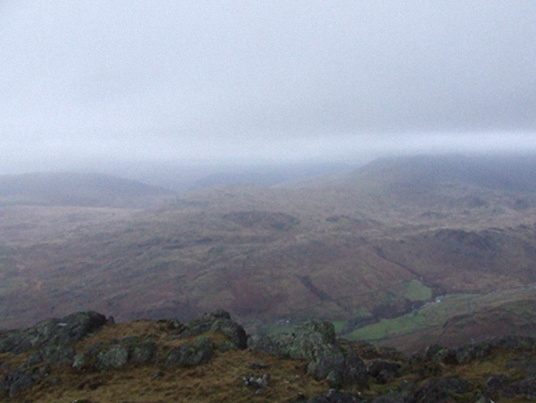 The view from Harter Fell (Eskdale) summit