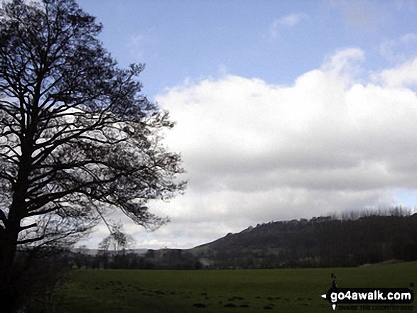 Looking North back towards Bakewell from nr Haddon Hall