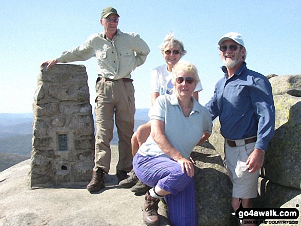 "Prime Time" Ramblers on Lochnagar in The Glen Shee and Lochnagar Hills Aberdeenshire Scotland