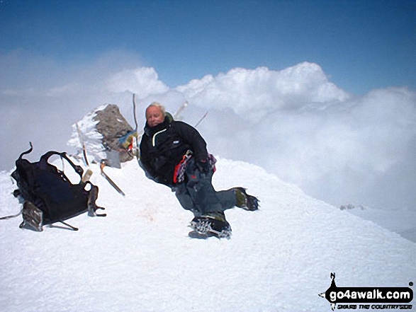 Me on Elbrus in The Caucasus  Russia