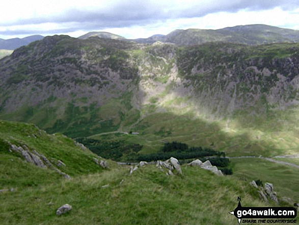 Walk c160 Pillar from Gatesgarth, Buttermere - Hay Stacks (Haystacks) above Ennerdale (featuring Black Sail Hut Youth Hostel) from Black Sail Pass