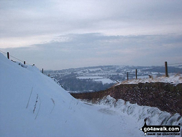 Near Brook Bottom in snow