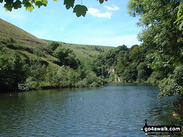 Walk d265 The Monsal Trail and Taddington from Wye Dale - Water-cum-Jolly Dale