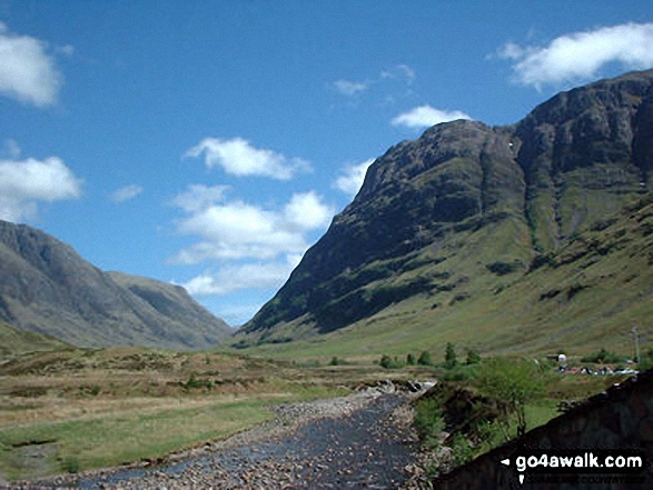 Walk h161 Beinn a' Chrulaiste from Altnafeadh, The Pass of Glen Coe - The Pass of Glen Coe