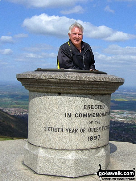 William Baker on the Malvern (Worcestershire Beacon)