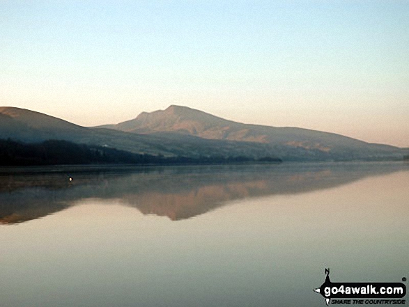 Aran Fawddwy from shores of Llyn Tegid (Lake Bala)