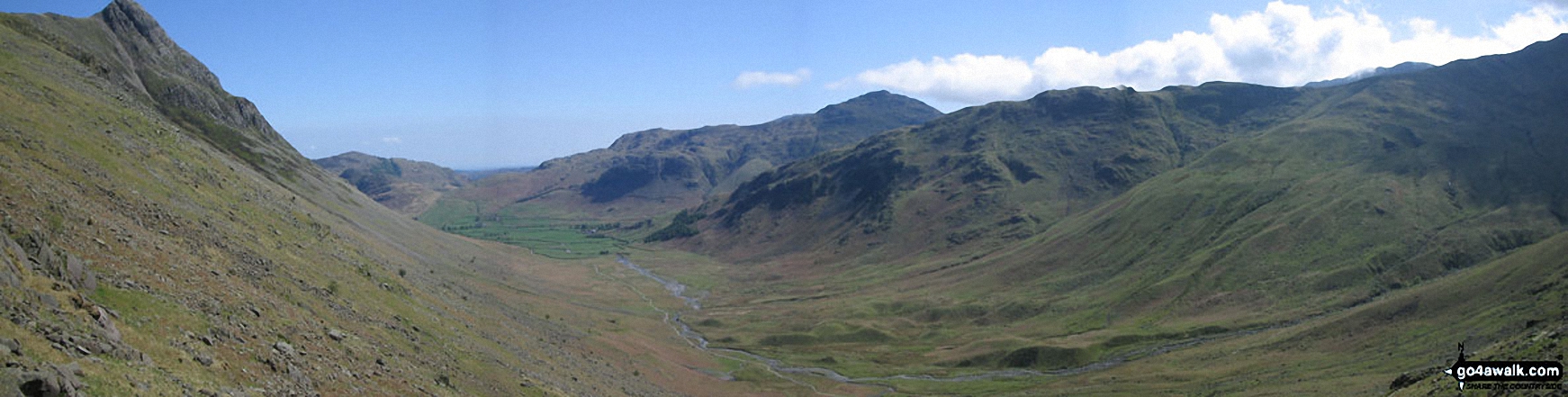 Mickleden from Stake Pass