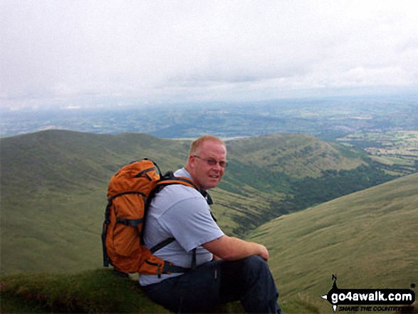 Myself on Pen Y Fan in The Brecon Beacons Powys Wales