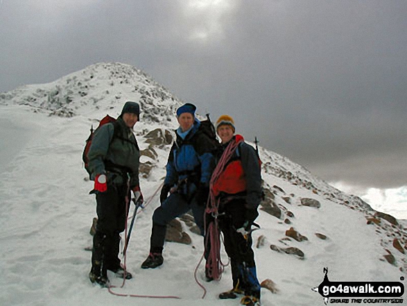 Me and my two Brothers (Paul and Laurie) on Stob Coire nan Lochan (Bidean nam Bian) in Glencoe HIghland Scotland