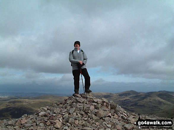 Me on Scald Law in The Pentland Hills Midlothian Scotland