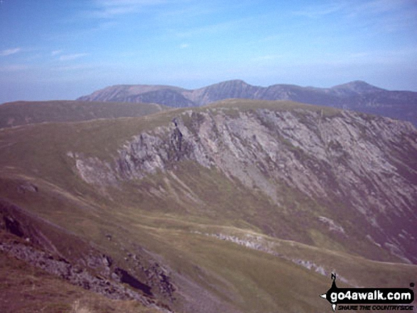 Walk c142 Robinson and Dale Head from Little Town - Hindscarth from Dale Head (Newlands)