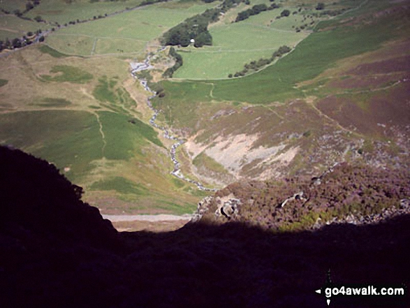 Gasgale Gill from the North West flank of Grasmoor