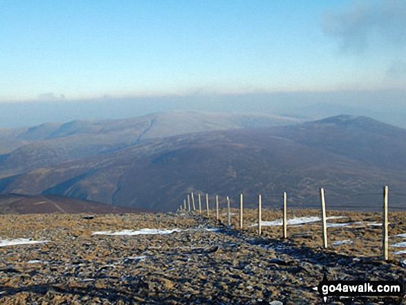 Walk c236 Skiddaw from Millbeck, nr Keswick - Descending towards Bakestall