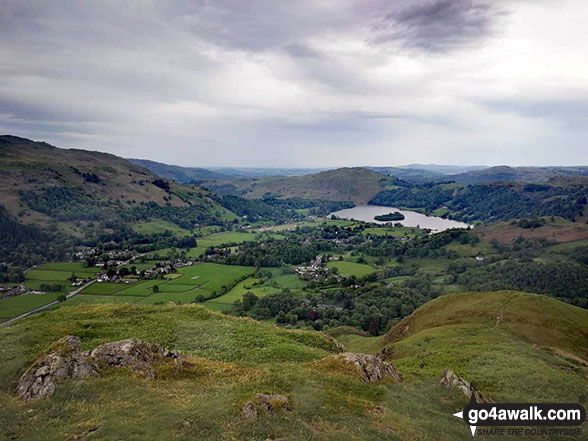 Grasmere from the summit of Helm Crag