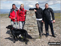 The Yorkshire Three Peaks - Ingleborough summit