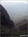 Bowfell Buttress (left), Great Langdale and The Langdale Pikes (with Harrison Stickle prominent) from the col between Bow Fell (Bowfell) and Bow Fell (Bowfell) (North Top)