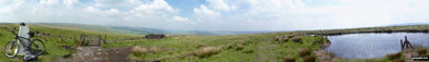 360° panorama taken at the summit of Freeholds Top