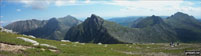 The view south from Caisteal Abhail towards Cir Mhor