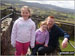 The Elvy family on top of the tower at Dinefwr Castle in Dinefwr Park, Llandeilo