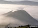 Back Tor (Hollins Cross) from Lose Hill (Ward's Piece) with Mam Tor and Lord's Seat (Rushup Edge) beyond during a winter temperature inversion