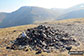 Sand Hill summit cairn with Crag Hill (Eel Crag) in the distance