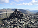 The cairn on the summit of Great Calva