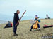 Musicians on the summit of Helvellyn